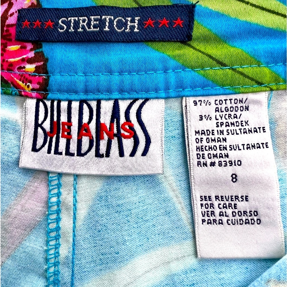 BILL BLASS JEANS HIGH WAIST CROPPED CAPRI PANTS - Picture 2 of 16